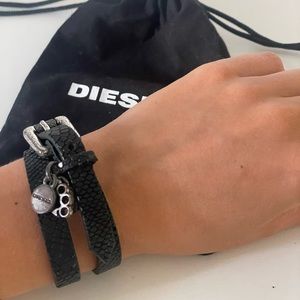 Diesel leather bracelet
